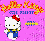 Hello Kitty's Cube Frenzy (USA) Title Screen
